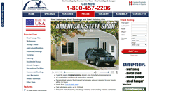 Desktop Screenshot of americansteelspan.com